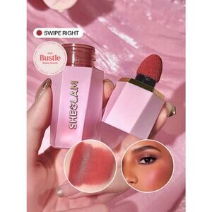 SHEGLAM Color Bloom Liquid Blush - Swipe Right | Matte Deep Magenta Cheek Tint